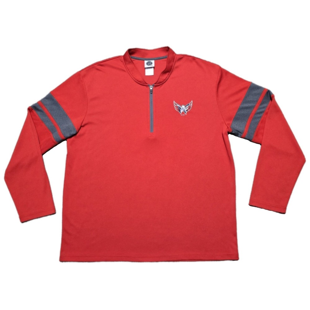 Washington Capitals NHL 1/4 Zip Pullover‎ Men's 2XL